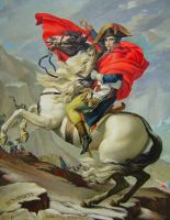Наполеон на перевале Сен-Бернар.2004 г.